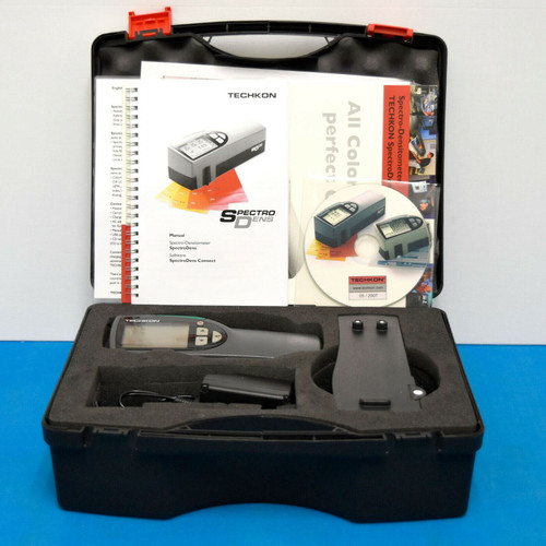 Techkon SpectroDens Premium Spectro-Densitometer Fully Loaded with Carrying Case