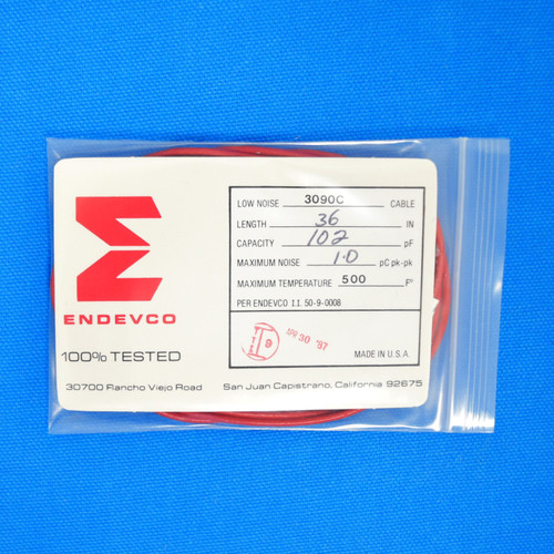 Meggitt Endevco 3090C-36, 36" 500˚F Cap. 102 pF Low Noise Coaxial Cable Assem