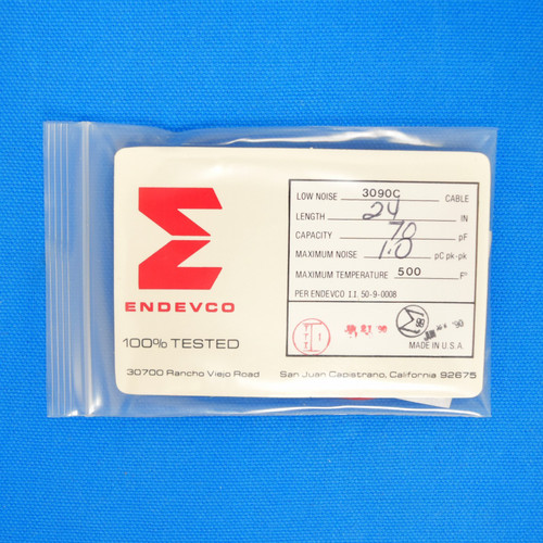 Meggitt Endevco 3090C-24, 24" 500˚F Cap. 70 pF Low Noise Coaxial Cable Assem