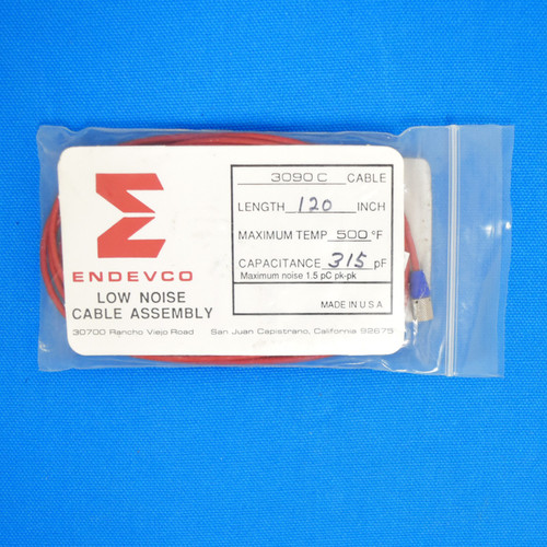 Meggitt Endevco 3090C-120, 120" 500˚F Cap. 315 pF Low Noise Coaxial Cable Assem