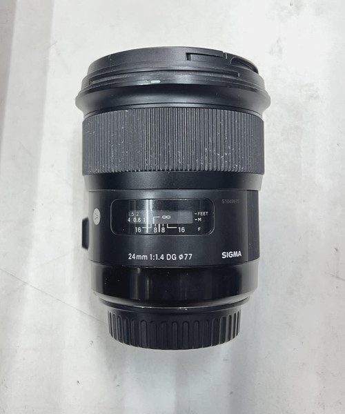Sigma 24mm f/1.4 DG HSM Art Lens for Canon EF Mount – Tested Working 401101