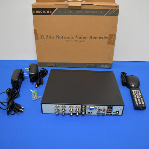 OWSSOO CCTV 4 Cameras OWSSOO 8 Chanales Nework Video Recorder H.264