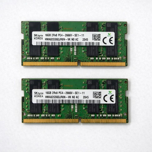SK hynix 32GB (2x16GB) DDR4 2666MHz SODIMM Laptop RAM PC4-2666V