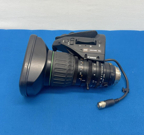 Canon KT14x4.4KRSJ 4.4-62mm f/1.6 14x Broadcast Zoom Lens w/ Servo Grip