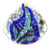 Legacy Handmade Glass Arts - Embeded Natural Colors - Antique  Decor -131p
