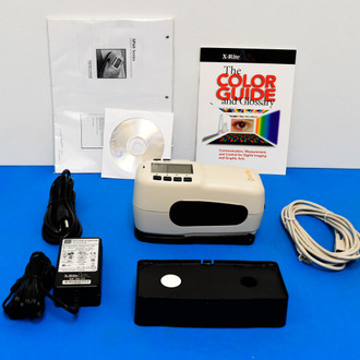 X-Rite SP64 Portable Sphere Spectrophotometer Lab values 4 print fabric ...