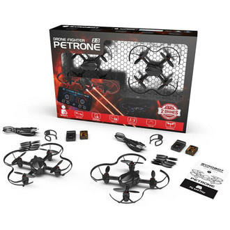 Drone De Combat PETRONE Fighter – Mini Drone Terrestre & Aérien, Batailles IR, App Connectée