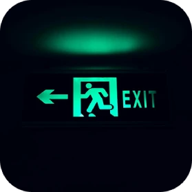 Emergency exit lighting