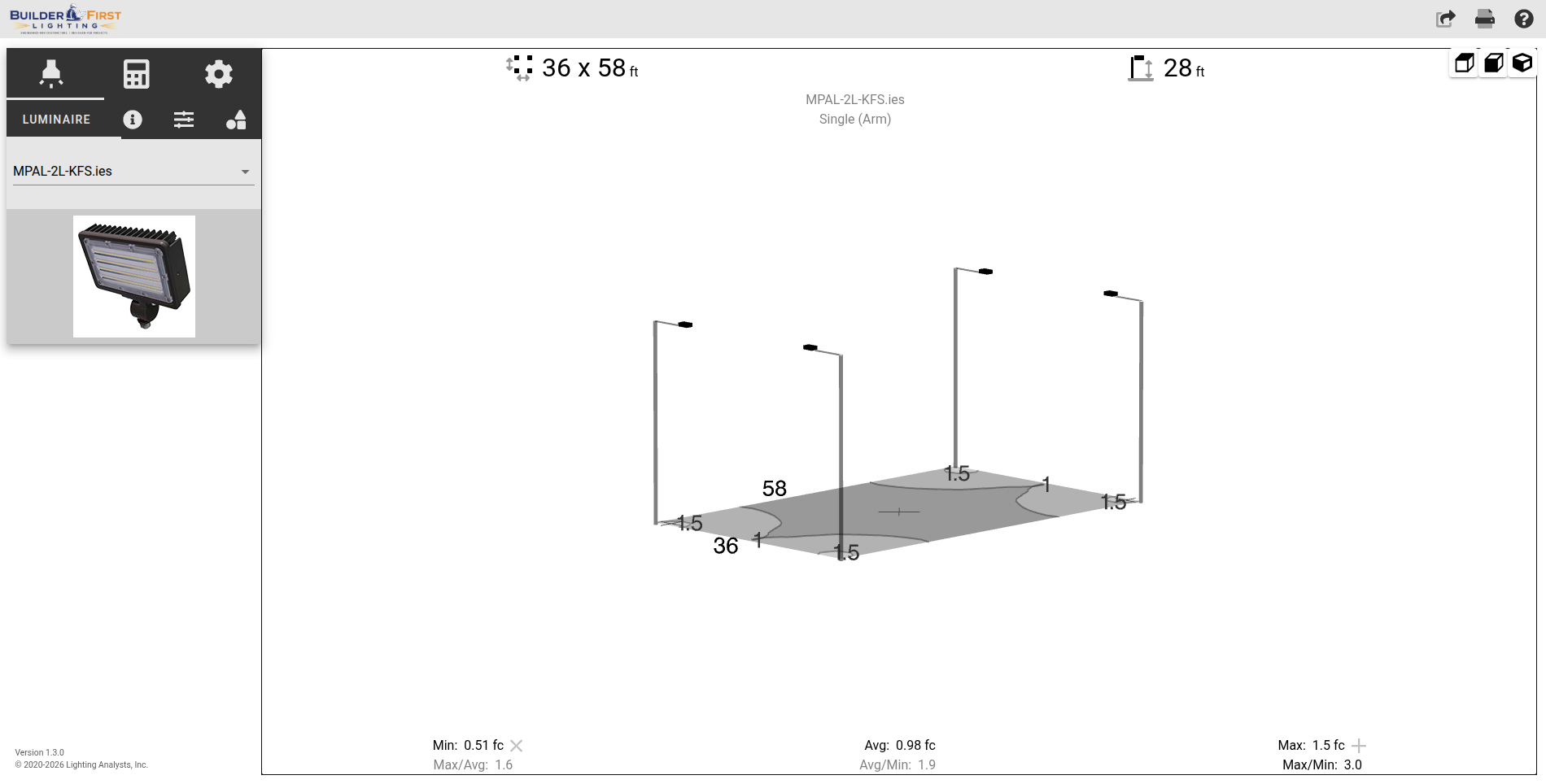 Outdoor Lighting Design Tool preview