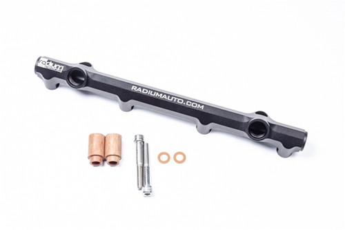 Radium Fuel Rail Mazda MZR and Ford Duratec
Included:
-Black Anodized Laser Etched Fuel Rail
-Stainless Steel Mounting Hardware
-Phenolic Thermal Insulating Spacers
-Phenolic Thermal Insulating Washers