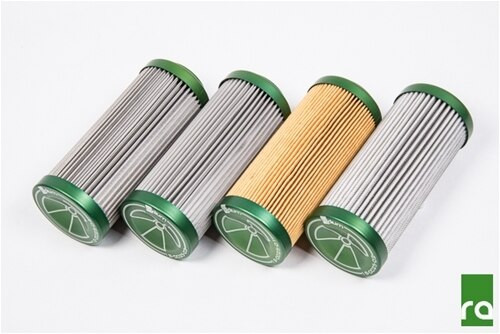 Radium Replacement Filter, Microglass 6 Micron
All replacement elements for the Radium fuel filter use anodized aluminum end caps that are laser engraved for easy identification and use an internal Viton O-ring for compatibility with all fuel types.
