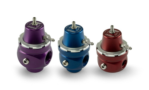 Turbosmart FPR -8AN Fuel Pressure Regulator (Red)
Features:
Stainless Steel Valve Seat
Suitable for all fuel types
1:1 Class Leading Ratio & Response
Adjustable Pressure
1/8 NPT Pressure Sensor Port
Unique Locking Collar Design
Milspec Diaphragm
Detailed Specific Fuel Flow Data & Spec