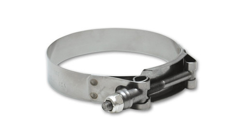 Vibrant Performance Stainless Steel T-Bolt Clamps (Pack of 2) - Clamp Range: 2.27"-2.63"