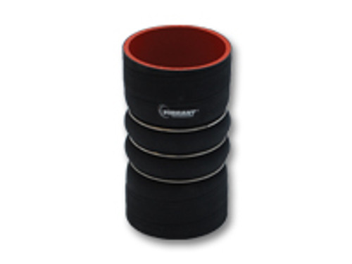 Vibrant Performance CAC Hose, 4.00" I.D. x 8.00" long - Black
4Ply Aramid Reinforced Silicone, Stainless Steel Rings