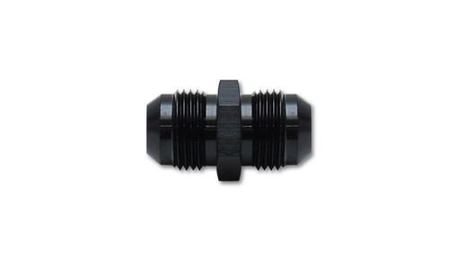 Vibrant Performance Union Adapter Fitting; Size -8 AN x -8 AN - Anodized Black Only