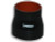 Vibrant Performance 4 Ply Aramid Reinforced Silicone Reducer Coupling, 2" ID x 2.5" ID x 3" Long - Black