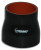 Vibrant Performance 4 Ply Aramid Reinforced Silicone Reducer Coupling, 2" ID x 3" ID x 3" Long - Black