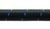 Vibrant Performance 10ft Roll of Black Blue Nylon Braided Flex Hose; AN Size: -4; Hose ID: 0.22"