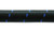 Vibrant Performance 5ft Roll of Black Blue Nylon Braided Flex Hose; AN Size: -4AN; Hose ID 0.22"