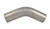 Vibrant Performance 3" O.D. Titanium 45 Degree Mandrel Bend, 4" CLR