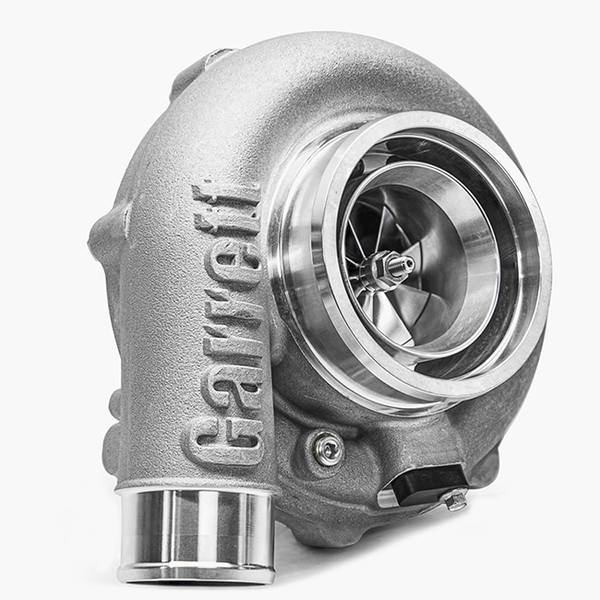 G35-900 Supercore, Reverse Rotation
Horsepower: 700 - 1050HP
Displacement: 2.5 - 5.5L

Garrett® G Series Compressor Aerodynamics for maximum HP. Fully machined Speed Sensor and pressure ports. New Turbine Wheel Aero constructed of MAR-M alloy rated 1055ºC. Stainless Steel wastegated and non wastegated turbine housing option capable of 1050°C. Oil restrictor and water fittings included.

Compressor side: TRIM 65 A/R 0.72

Compressor Air Inlet: Hose 4" 

Compressor Air Outlet: Hose 2"