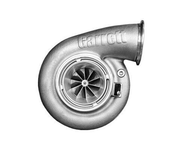 Garrett G42-1200 Turbo Assembly with Turbine Housing V-Band/V-Band A/R 1.28
Horsepower: 475 - 1200HP
Displacement: 2.0 - 7.0L

Garrett® G Series Compressor Aerodynamics (10 blades) for maximum HP. Fully machined Speed Sensor and pressure ports. Turbine Wheel Aero constructed of Inconel super alloy rated 950ºC. Stainless Steel non wastegated turbine housing option capable of 950°C. Oil restrictor and water fittings included.

Compressor side: TRIM 65 A/R 0.85

Compressor Air Inlet: Hose 5" 

Compressor Air Outlet: V-Band 4.2"

Turbine side: TRIM 84  A/R 1.28

Turbine Inlet: V-Band 3.6"

Turbine Outlet: V-Band 4.3"