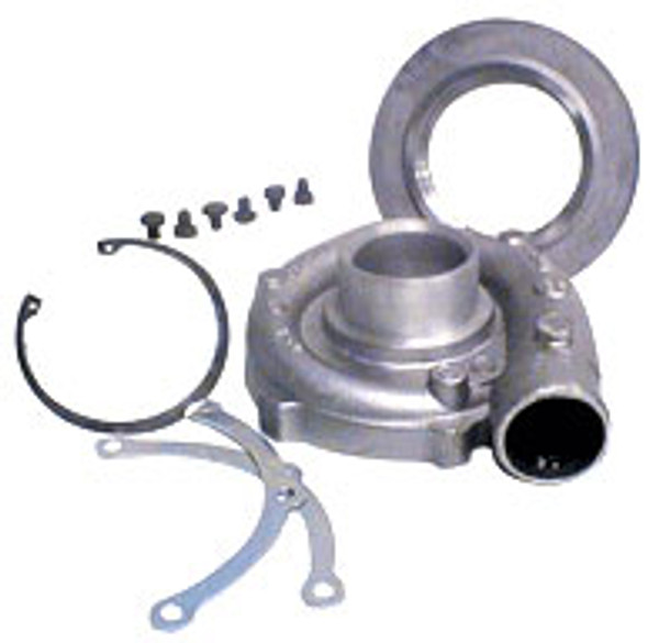 Garrett Compressor Housing Kit GT2871R (inlet 2.75") Includes clamps, bolts, adaptor and retaining ring