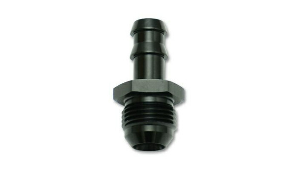 Vibrant Performance Male AN to Hose Barb Straight Adapter Fitting; Size: -8AN Hose Size: 3/8"