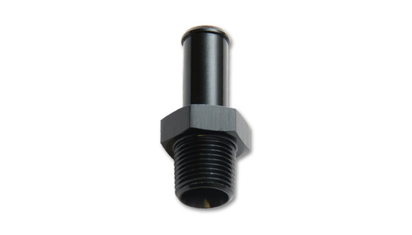 Vibrant Performance Male NPT to Hose Barb Straight Adapter Fitting; NPT Size: 1/8"; Hose Size: 5/16"