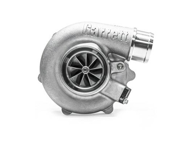 Garrett G30-660 Turbocharger Assembly, Turbine Housing V-Band/V-Band A/R 1.01
Horsepower: 350 - 660HP
Displacement: 2.0 - 3.5L

Garrett® G Series Compressor Aerodynamics for maximum HP. Fully machined Speed Sensor and pressure ports. New Turbine Wheel Aero constructed of MAR-M alloy rated 1055ºC. Stainless Steel wastegated and non wastegated turbine housing option capable of 1050°C. Oil restrictor and water fittings included.

Compressor side: TRIM 65 A/R 0.70

Compressor Air Inlet: Hose 3" 

Compressor Air Outlet: Hose 2"

Turbine side: TRIM 84  A/R 0.83

Turbine Inlet: V-Band 3" 

Turbine Outlet: V-Band 3.55"
