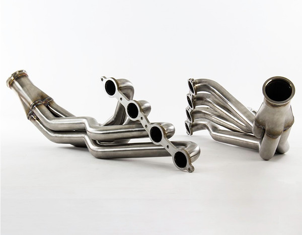 RHD Nissan 240sx S13/S14/S15 LS Swap Headers
Stainless Steel Long Tube 1 7/8" Primaries with 3" Merge Collector and Complete V-band Clamp Assembly (Gaskets and Hardware Included)