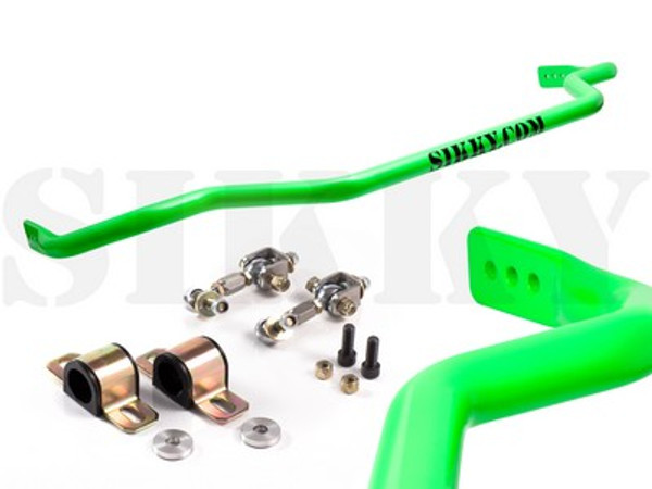 Sikky S14 32mm Front Sway Bar Package for JDM/USDM Swapped engines: 3 way adjustable with endlinks and urethane bushings