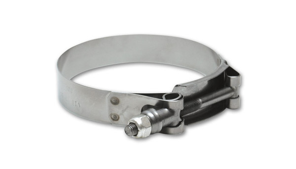 Vibrant Performance Stainless Steel T-Bolt Clamps (Pack of 2) - Clamp Range: 1.49" to 1.84"