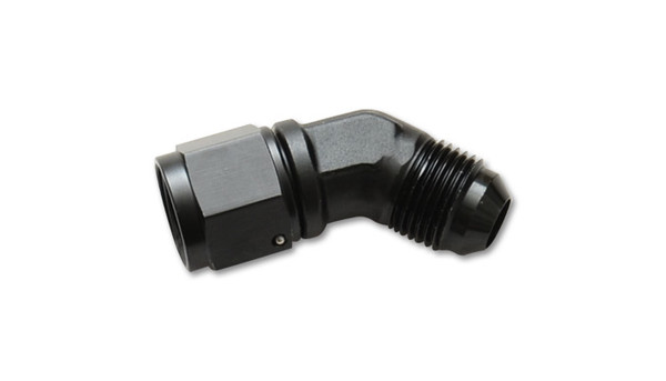 Vibrant Performance -8AN Female to -8AN Male 45 Degree Swivel Adapter Fitting