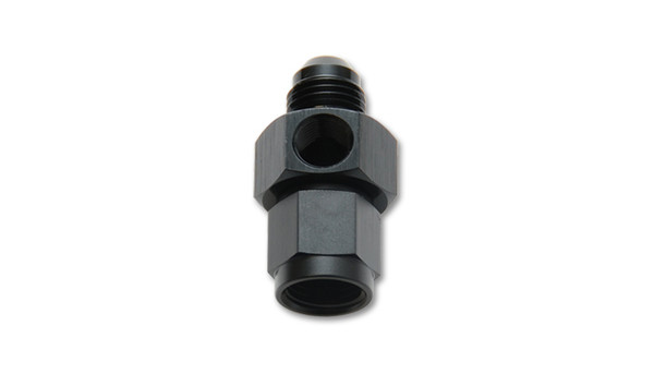 Vibrant Performance -4AN Male to -4AN Female Union Adapter Fitting with 1/8" NPT Port