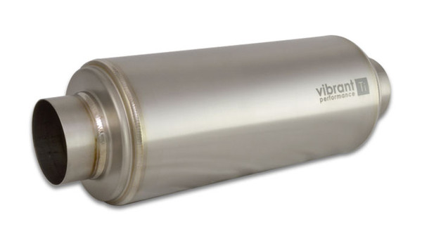 Vibrant Performance Titanium Resonator, 3" Inlet/Outlet x 16" Long