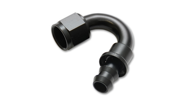 Vibrant Performance Push-On 150 Degree Hose End Fitting; Hose Size: -6AN