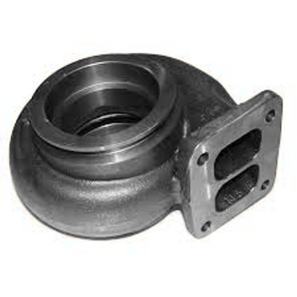 Garrett Turbine housing GT42/1.44 T4 (V-Clamp)Cast from "Ni-Resist"  for extreme applications. TRIM 84 A/R 1.44Inlet,  T4 divided, Outlet  V-Clamp, Free Float, Includes clamps and bolts