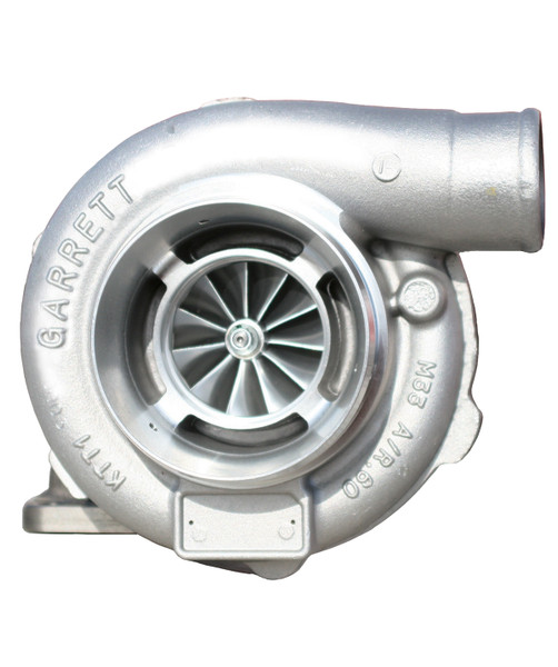 Garrett Supercore GTX3076R - Forged, fully-machined 11-blade billet compressor wheel. Ceramic Dual Ball bearing. Ported shroud compressor housing to increase surge resistance. Compressor side: TRIM 58 A/R 0.60. Compressor Air Inlet: 4.00". Compressor Air Outlet: 2.00". Turbine side: TRIM 84. Sold without turbine housing