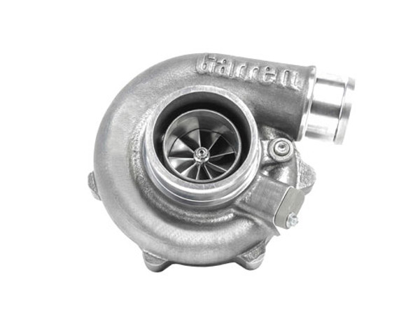 Garrett G25-550 Turbo Assembly, Wastegated Turbine Housing V-Band/V-Band, A/R 0.72
Horsepower: 350 - 550HP
Displacement: 1.4 - 3.0L

Garrett® G Series Compressor Aerodynamics for maximum HP. Fully machined Speed Sensor and pressure ports. New Turbine Wheel Aero constructed of MAR-M alloy rated 1055ºC. Stainless Steel wastegated and non wastegated turbine housing option capable of 1050°C. Oil restrictor and water fittings included.

Actuator Included 1.0 Bar

Compressor side: TRIM 65 A/R 0.70

Compressor Air Inlet: Hose 3"

Compressor Air Outlet: Hose 2"

Turbine side: TRIM 84  A/R 0.72

Turbine Inlet: V-Band 3"

Turbine Outlet: V-Band 3.55"