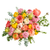 Peony Glow Up Farm Fresh Bouquet with pink, peach, yellow flowers and greenery in Phoenix Arizona
