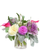 Dahlia Grace bouquet with pink dahlias, white roses, kale, mini callas, and dusty miller Phoenix AZ