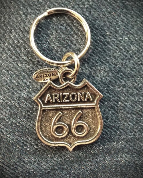 Arizona 66 Pewter Key Chain