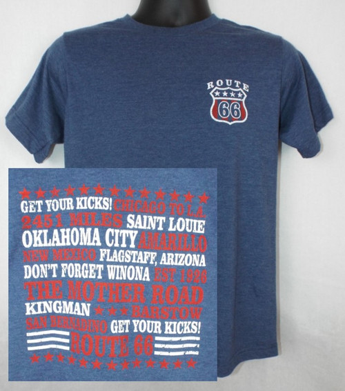 Blue Hawaii Route 66 Aloha Shirt Route 66 Gift Shop