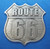 Pewter Route 66 Shield Belt Buckle (Made in the USA)