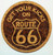 Get Your Kicks on Route 66 Cork Coaster