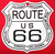 Small Metal 8 States Route 66 Shield