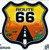 Desert Sunset Route 66 Sticker