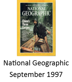 National Geographic September 1997 features Angel and Juan Delgadillo of Route 66 Seligman Arizona