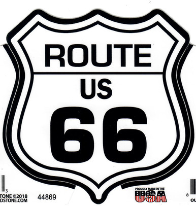 Classic Route 66 Sticker - The Original Route 66 Gift Shop